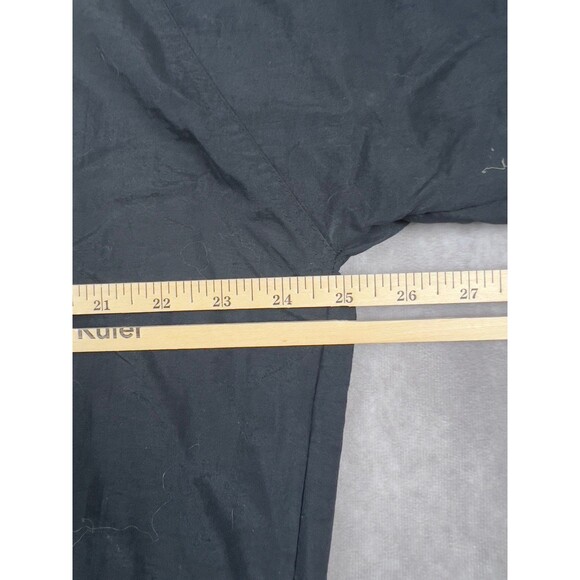 Vintage Diadora Jacket Black White Size M 90s Soccer Windbreaker - Picture 5 of 6